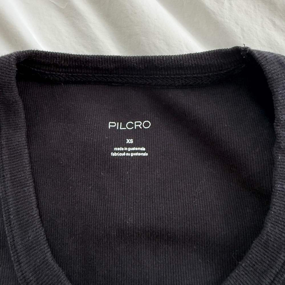 Anthropologie Pilcro Basic Black Tee - image 2